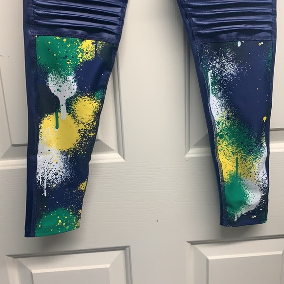 Blue Zumba stretchable leggingsSize XS - Picture 5 of 12